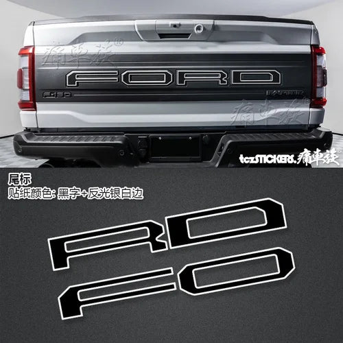 Custom Vinyl Decal Kit for Ford F-150 Raptor 3rd Gen 3.5T (2023) | Special KK Wrap