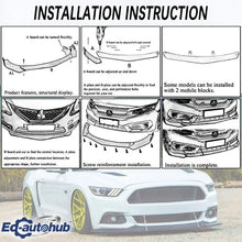 Load image into Gallery viewer, Front Bumper Lip Splitter Spoiler for Dodge Charger R/T / SRT / SXT (2015–2022) | Performance Style