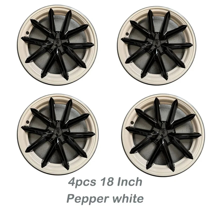 18" Replacement Hub Cap Wheel Covers for Tesla Model 3 (2017–2023) | 4-Piece ABS Set
