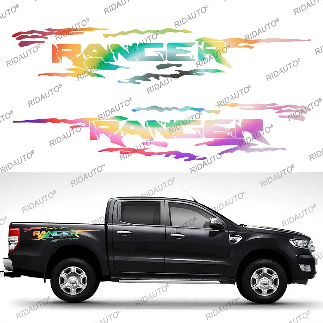 Logo Decal for Ford Ranger Raptor / XLT / XL / Lariat T6-T9 (2012-2025+) | 2-Piece Vinyl