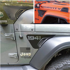 Precut Hood/Fender 4xe Matte Graphics Wrap Overlay | Pair Vinyl Decal