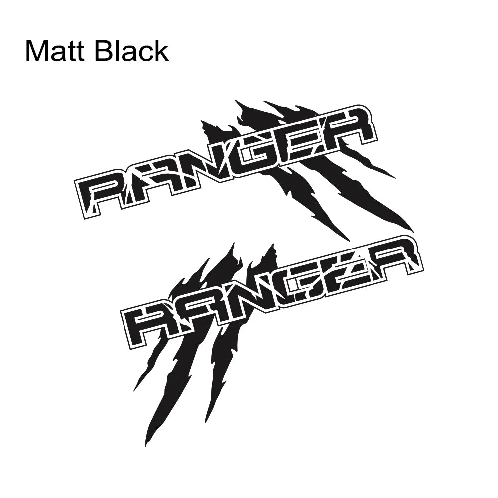 Car Body Side Sticker For Ford Ranger Raptor XLT XL Lariat  T6 Trim Pickup Truck Bed Decor Cover Decal Auto Tuning Decoration