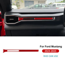 Load image into Gallery viewer, Real Soft Carbon Fiber Interior Trim for Ford Mustang GT / Dark Horse / EcoBoost (2024-2025)