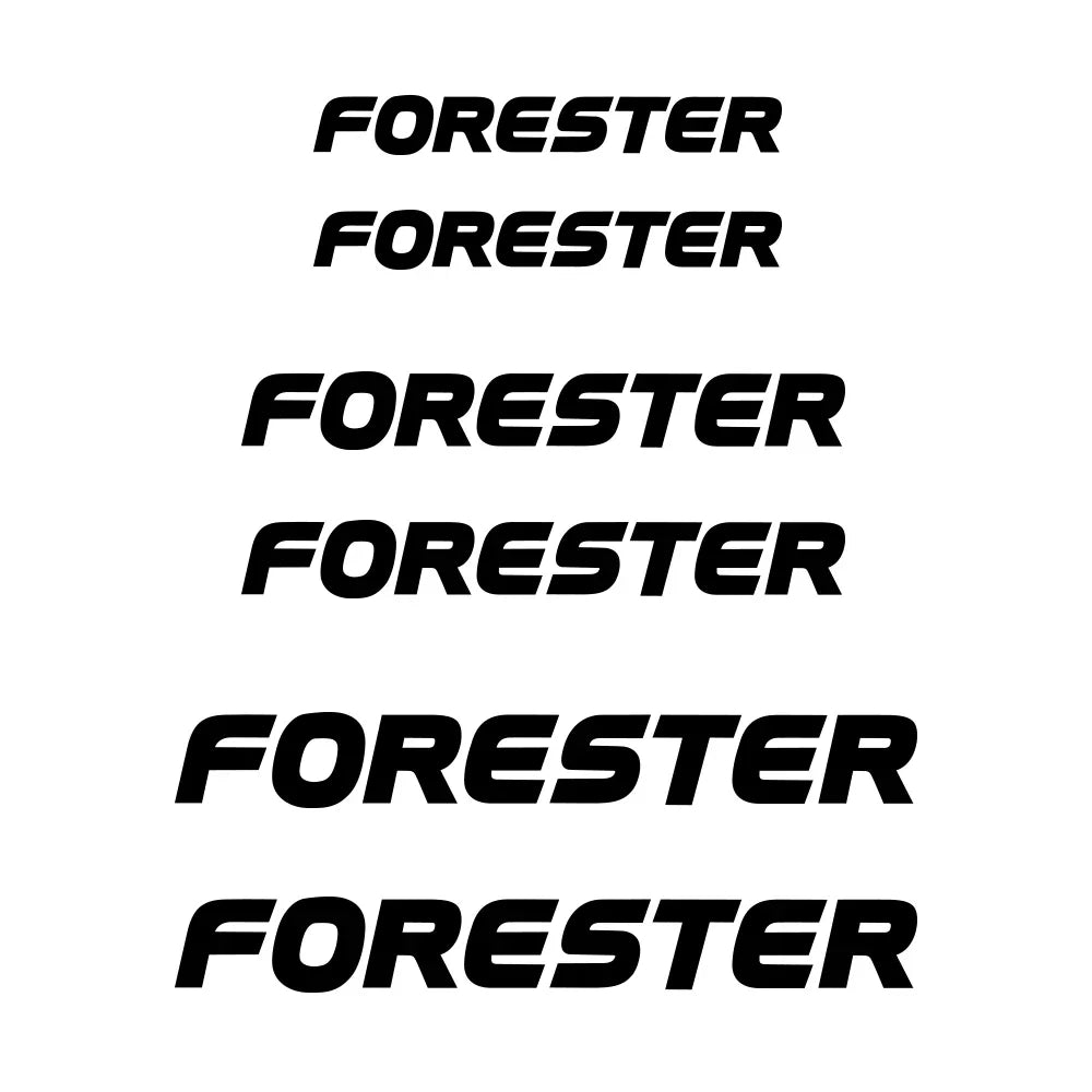 Brake Caliper Badge Sticker for Subaru Forester / XV / Crosstrek / Outback / Legacy / BRZ | 6-Piece Heat-Resistant Vinyl