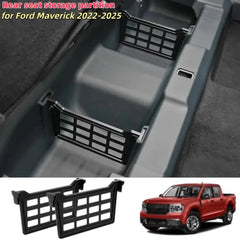 Rear Under-Seat Storage Dividers & Organizer for Ford Maverick (2022–2025) | ABS Interior Tray