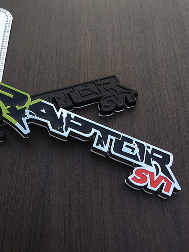 3D Metal Raptor SV1 Emblem Car Sticker for Ford Kuga / Raptor SVT | Styling Badge