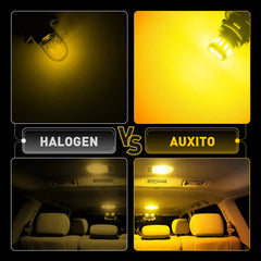 AUXITO T10 W5W Yellow Canbus LED | Parking License Plate Signal Lamp