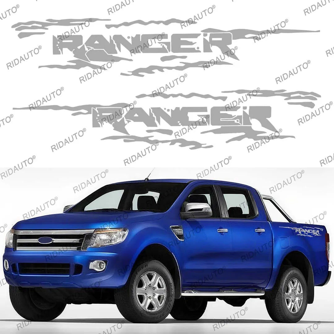 Logo Decal for Ford Ranger Raptor / XLT / XL / Lariat T6-T9 (2012-2025+) | 2-Piece Vinyl