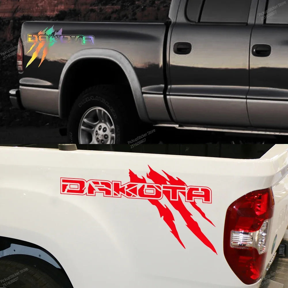 Claw Style Truck Bed Side Decal | Universal Pickup Body Vinyl Graphic