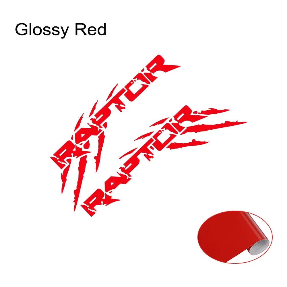 Claw Style Truck Bed Side Decal for Ford F-150 / Ranger Raptor | Pickup Vinyl Graphics 2-Pack