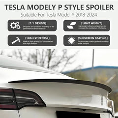Performance-Style ABS Rear Trunk Spoiler for Tesla Model 3 / Model 3 Highland / Model Y (2018–2026)