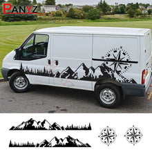 Load image into Gallery viewer, Camper Van / Motorhome Door Graphic Decal for Ford Transit MK6 / MK7 / MK8 | Full-Coverage Vinyl