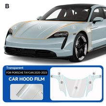 Load image into Gallery viewer, Precut PPF for Porsche Taycan (2020–2023) | 9-Mil TPU Paint Protection Film Clear Bra
