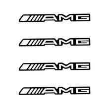 Cargar imagen en el visor de la galería, Aluminum AMG Emblem Sticker for Mercedes-Benz W204 / W203 / W211 / W212 / W205 | Car Badge