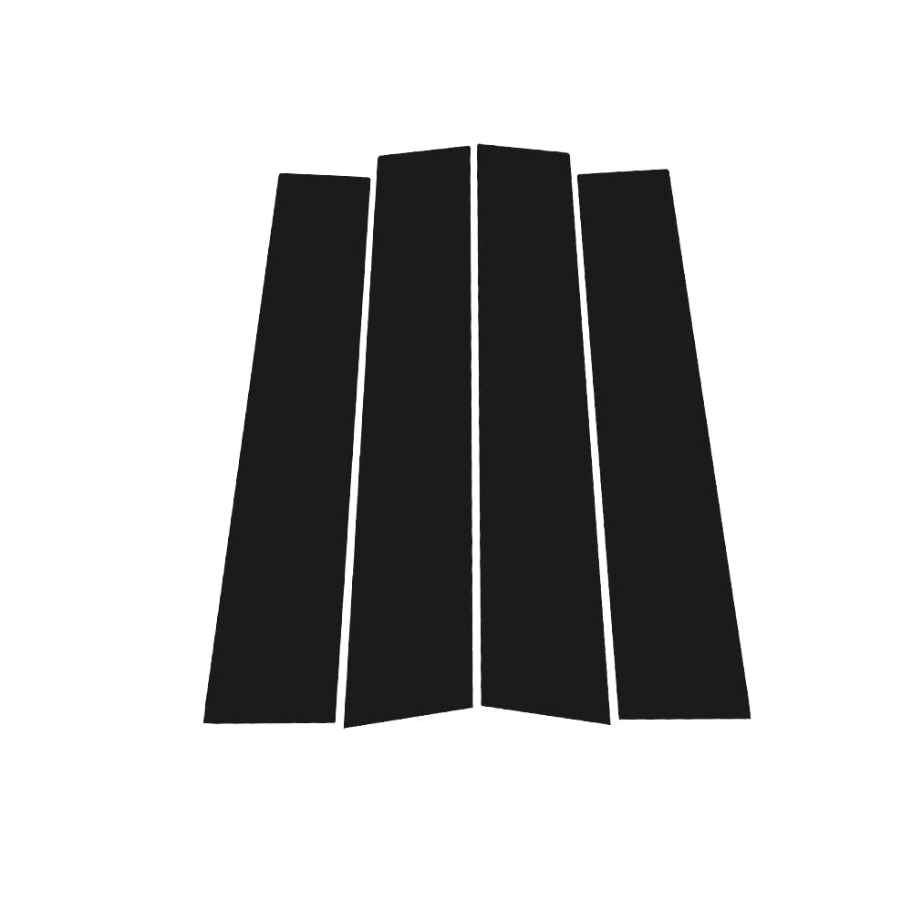 For VW Golf 5 MK5 2003-2009 2004 2005 2006 2007 2008 Carbon Fiber Window Door Column Deal B C Pillar Post Cover Trim Sticker