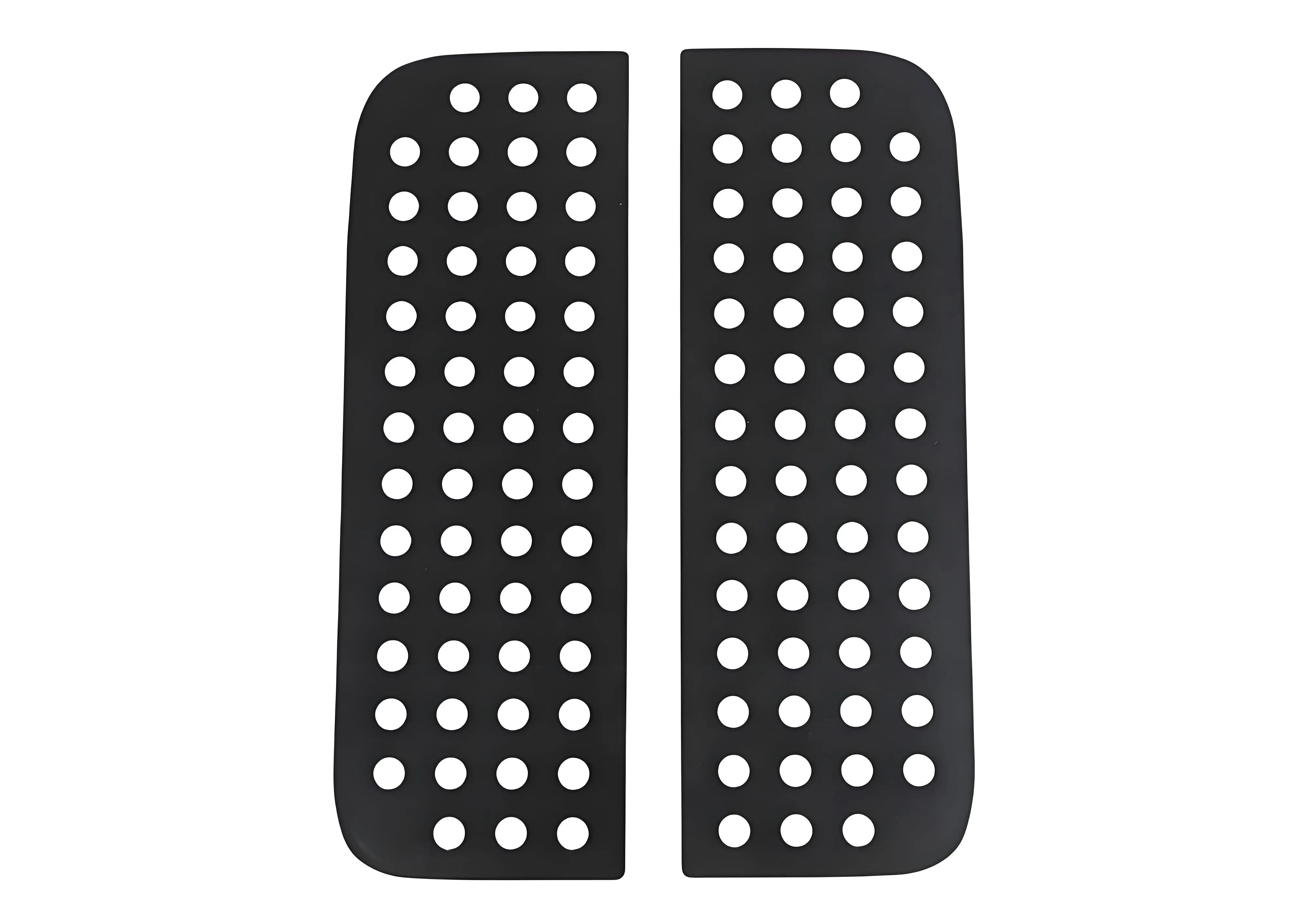 Rear Door Window Glass Decoration Cover Trim Decals for Jeep Wrangler JL JT 2018 2019 2020 2021 2022 2023 2024 2025 Accessories
