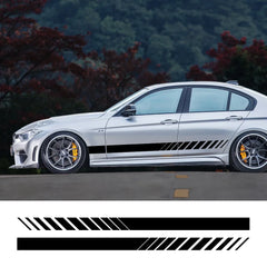 Side Door Body Trim Vinyl Film Decal for BMW E39 / E46 / E91 / M Series | 2-Piece Color Change