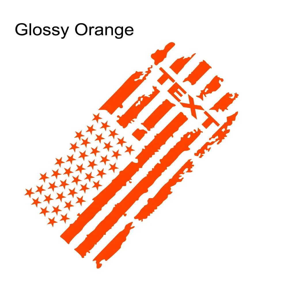 USA Flag Engine Hood Decal for Dodge RAM HEMI / Rebel / TRX | Bonnet Vinyl Graphic