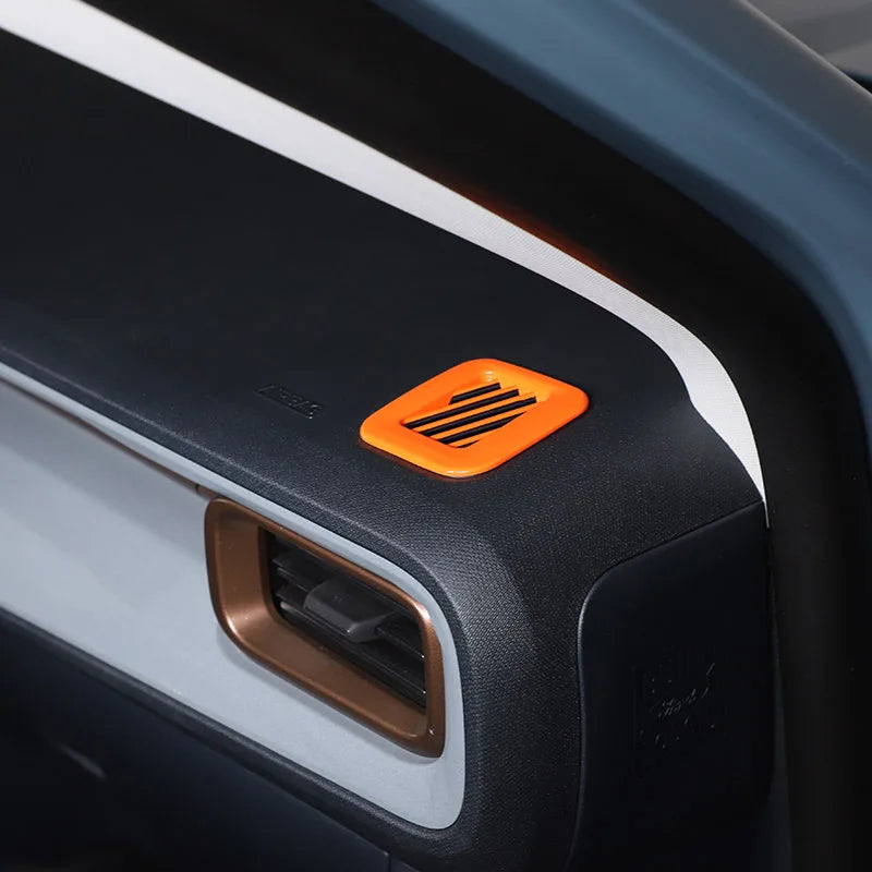 ABS Center Control Panel & Steering Wheel Decoration Trim for Ford Maverick (2022) | Orange / Color Options