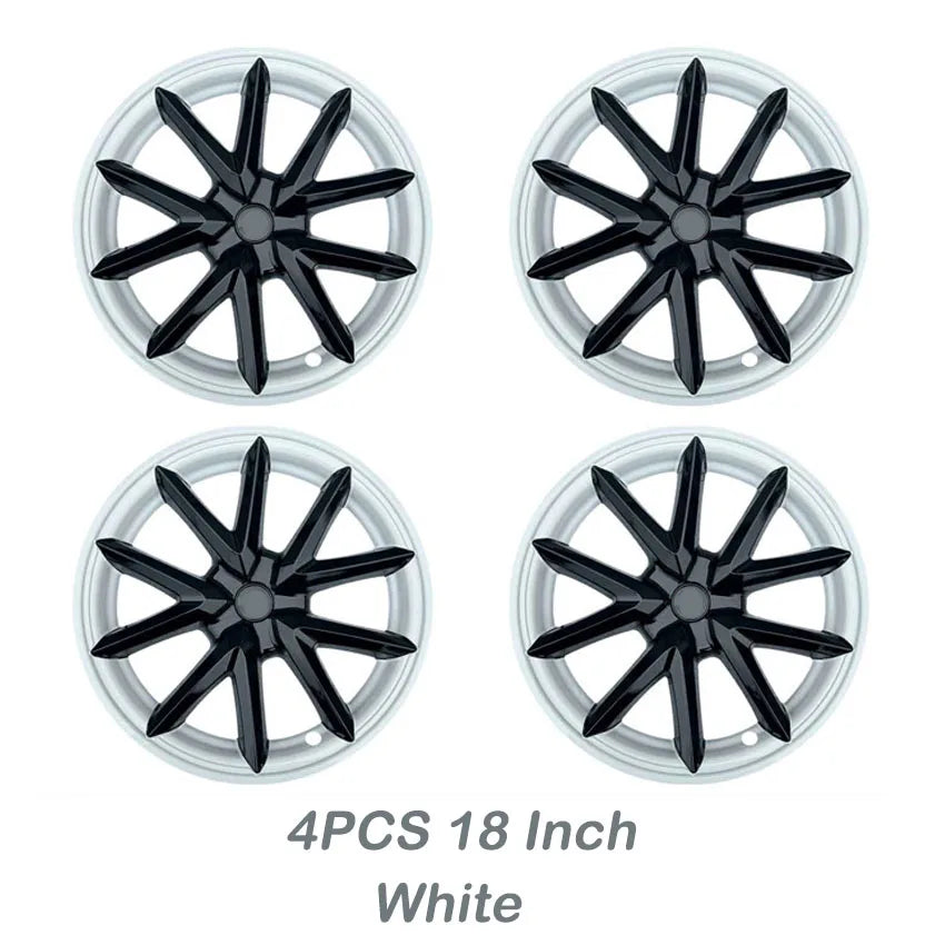 18" Replacement Hub Cap Wheel Covers for Tesla Model 3 (2017–2023) | 4-Piece ABS Set