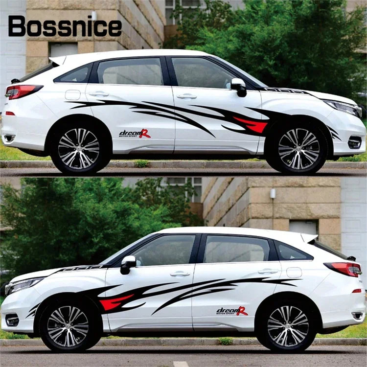 Flame Graphics Vinyl Car Sticker - Universal Waterproof Auto Body Decoration