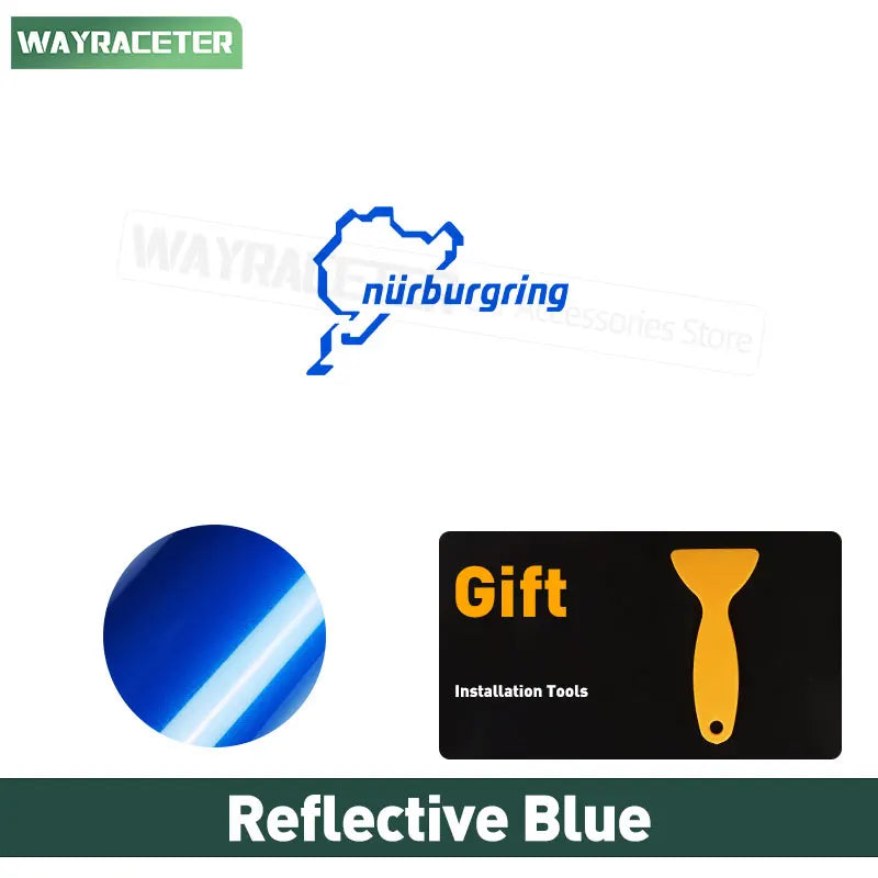 Edition 1 AMG A45 S Nürburgring Reflective Sticker | Wayraceter Window / Trunk Decal