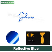 Cargar imagen en el visor de la galería, Edition 1 AMG A45 S Nürburgring Reflective Sticker | Wayraceter Window / Trunk Decal
