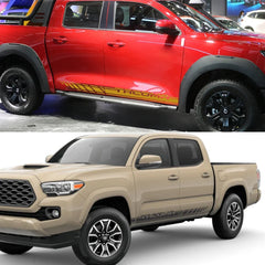 Door Side Stripe Decal for Pickup Trucks | 2-Piece Vinyl Body Graphic Decoration