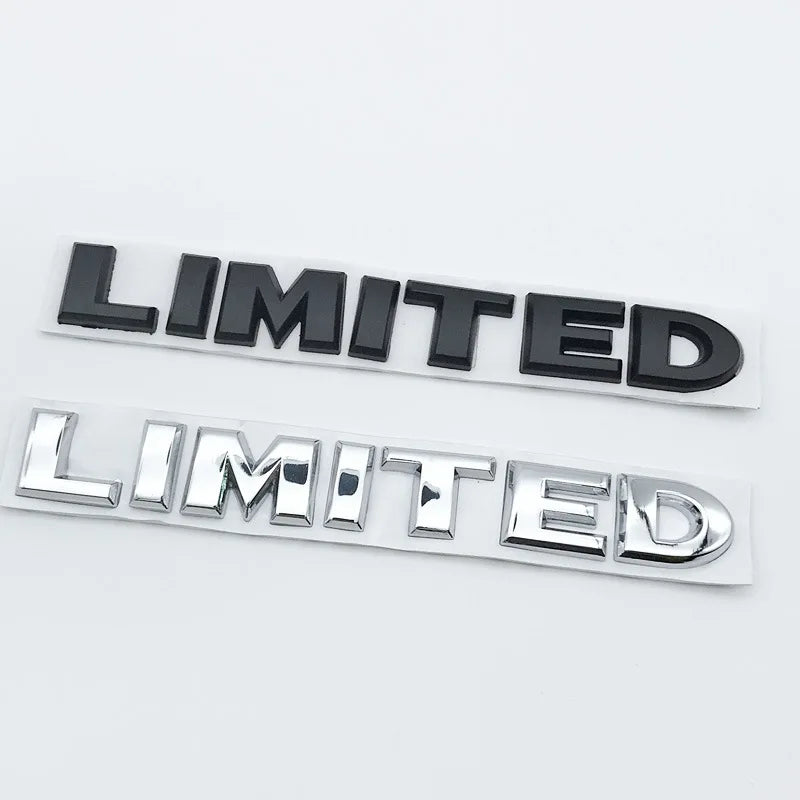 3D Metal Jeep 4x4 / Limited Letters Trunk Emblem Badge Sticker | Grand Cherokee Logo