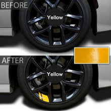 Cargar imagen en el visor de la galería, Reflective Wheel Hub Decal Set (6 Pcs) – Rim Cover Sticker | Dodge, Chrysler &amp; Jeep | Red, Yellow, Black