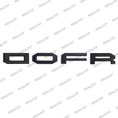 White Striped Incandescent 4 Letter for Modified Raptor Grill Aftermarket Grille For RANGER 2023 2024 T9 DIY Upgrade
