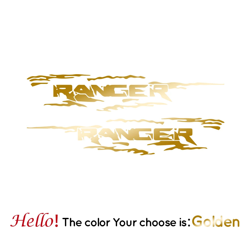 Off-Road Door Side Decal for Ford Ranger Raptor Pickup (2-Piece) | Auto Vinyl Body Graphics