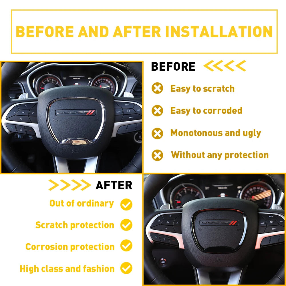 A/C Knob Cover for Dodge Charger/Challenger/Durango (2015–2022)