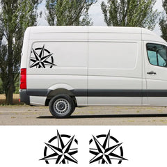 Adventure Style Waterproof Graphic Decal | Custom Vinyl Sticker for VW Crafter, Camper Van & More