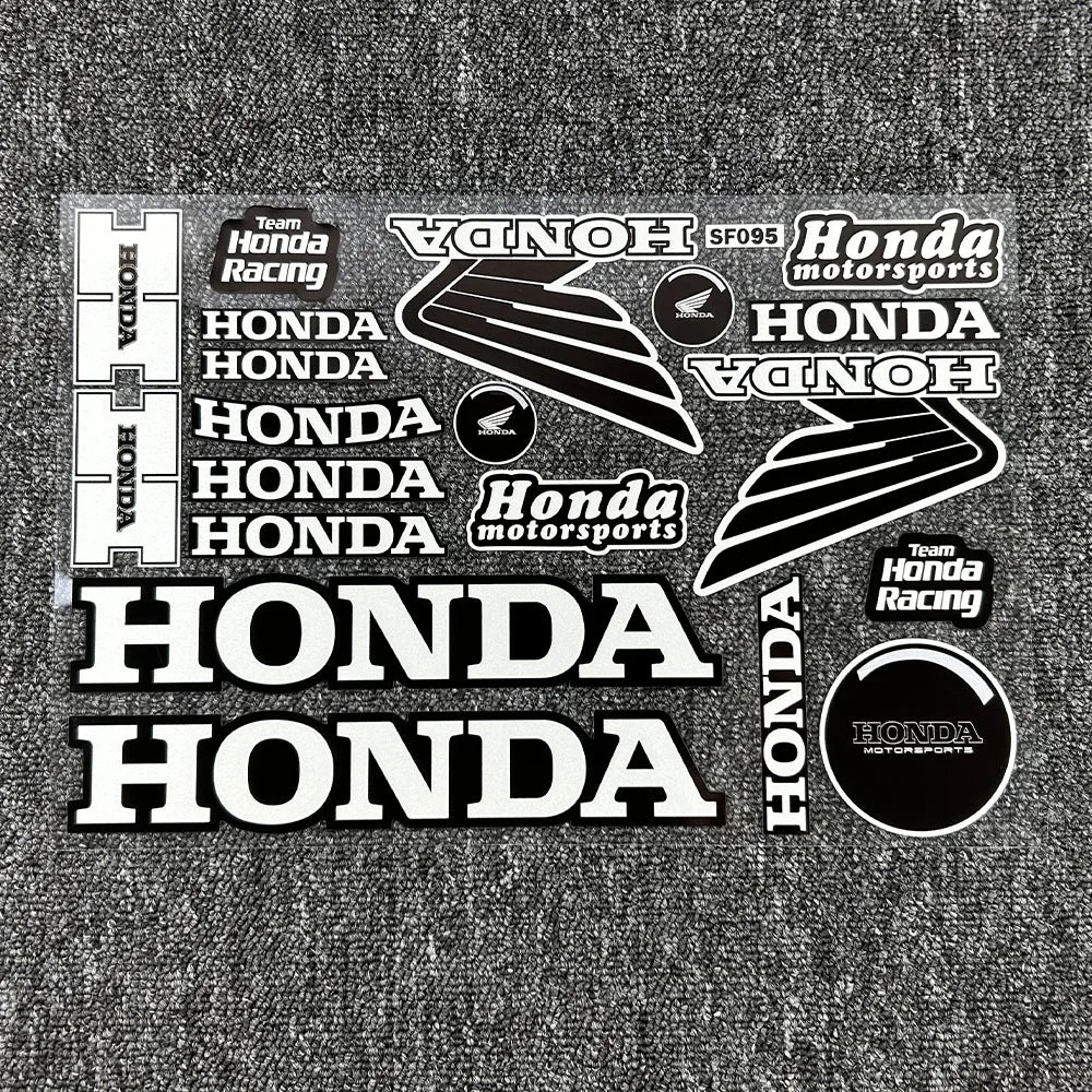 New Motorcycle Side Strip Sticker - Reflective Vinyl Decals for Honda Motorcycle & Car Styling