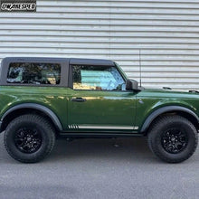 Load image into Gallery viewer, First Edition Carbon Fiber Door Side Stripe Decal for Ford Bronco 4-Door (2021–2025) | Vinyl Graphics Kit