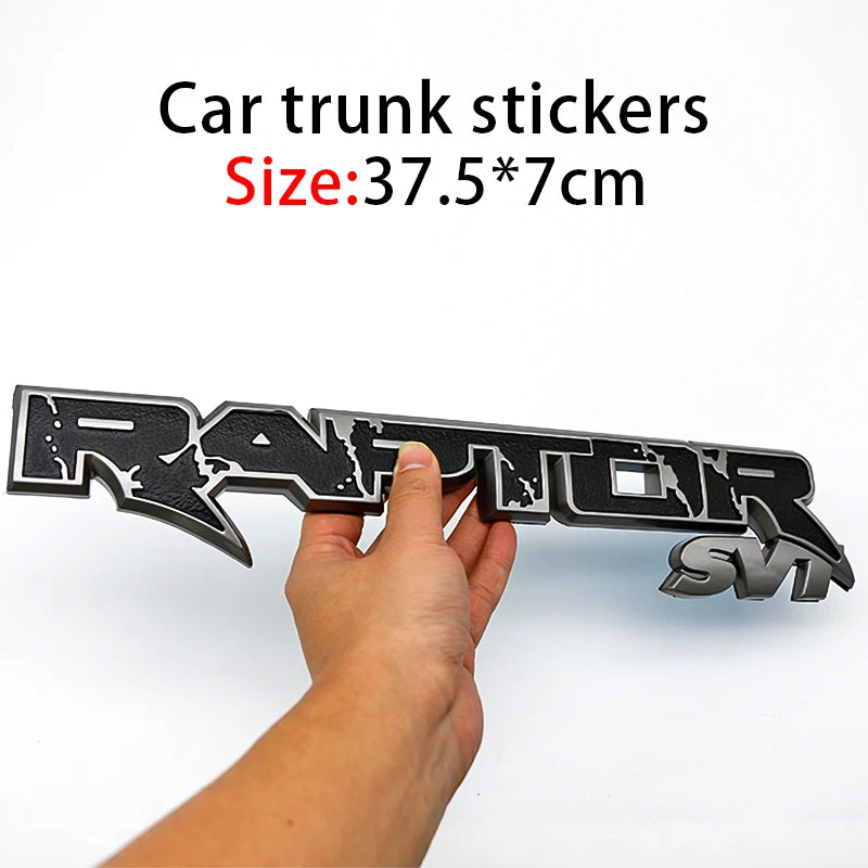 3D ABS Exterior Rear Trunk Fender Badge Emblem for Ford Raptor SVT / F-150 / Ranger | Multi-Color