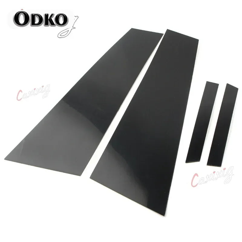 For Mercedes CLS C219 2006-2011 Car Pillar Posts Door Window Trim Cover Panel Stickers Styling Accessories Exterior Parts