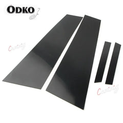 For Mercedes CLS C219 2006-2011 Car Pillar Posts Door Window Trim Cover Panel Stickers Styling Accessories Exterior Parts