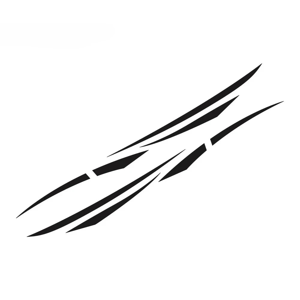 Door Side Skirt Stripe Decal | 2-Piece Self-Adhesive Color Change Vinyl Sticker for Cars & Trucks