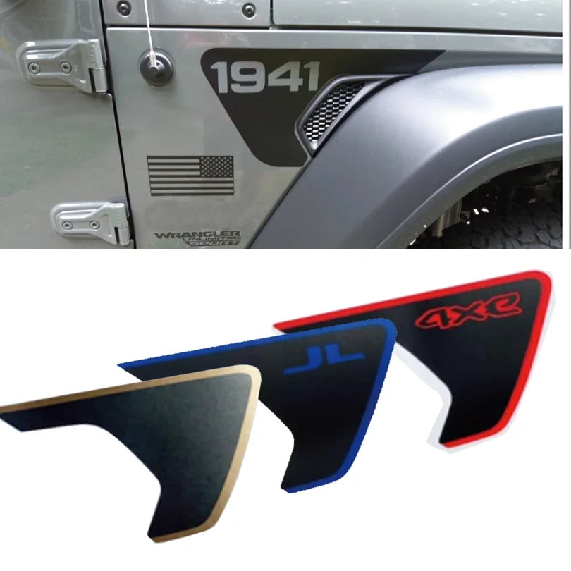 Precut Hood/Fender 4xe Matte Graphics Wrap Overlay | Pair Vinyl Decal