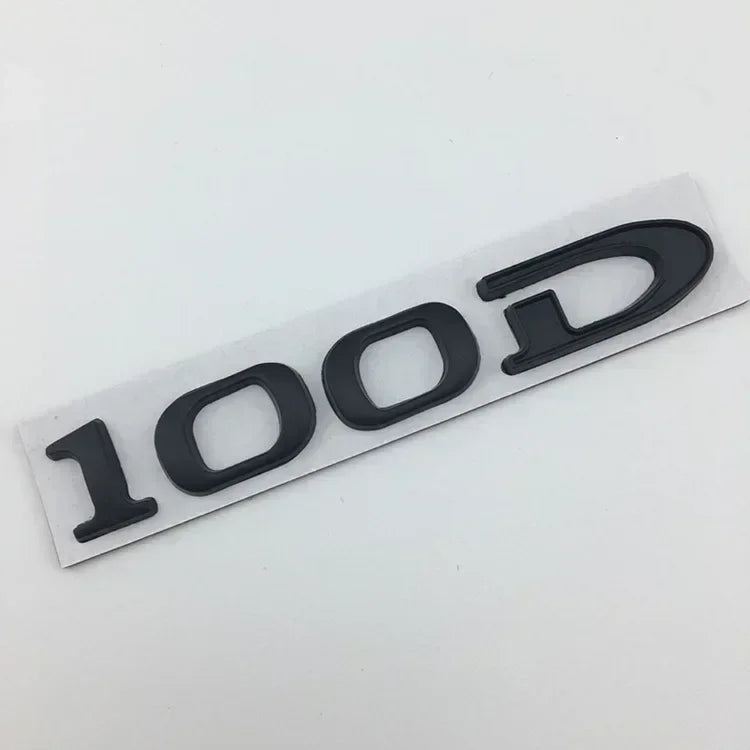 For Tesla MODEL 3 S X Y 75D 85D 90D 100D Rear Boot Trunk Tailgate Emblem Badge Sticker 3D Metal Car Styling Accessories