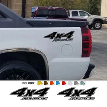 Load image into Gallery viewer, 4x4 Rear Bed Side Decal for Chevrolet Avalanche | Pickup Truck Vinyl Graphic Sticker