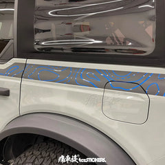 Modified Off-Road Sport Vinyl Decal Kit for Ford Bronco (2022) | KK Custom Body Wrap