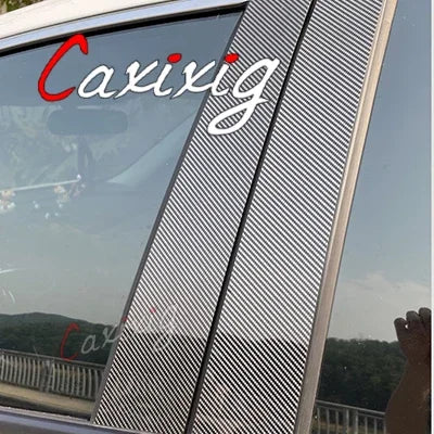 6Pcs Car Pillar Posts Door Window Trim Cover for Mercedes ML-Class W164 2006 2007 2008 2009 2010 2011 BC Column Sticker