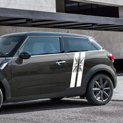Union Jack Door Side Stripe Decal for Mini Cooper S (R55, R56, F55, F54, F60, R57, R59) | England Flag Vinyl