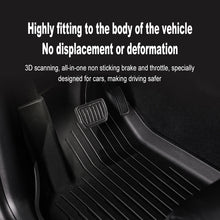 Cargar imagen en el visor de la galería, TPE Floor Mats &amp; Luggage Mat for Tesla Model Y Juniper Premium / Performance (2025+) | All-Weather Set