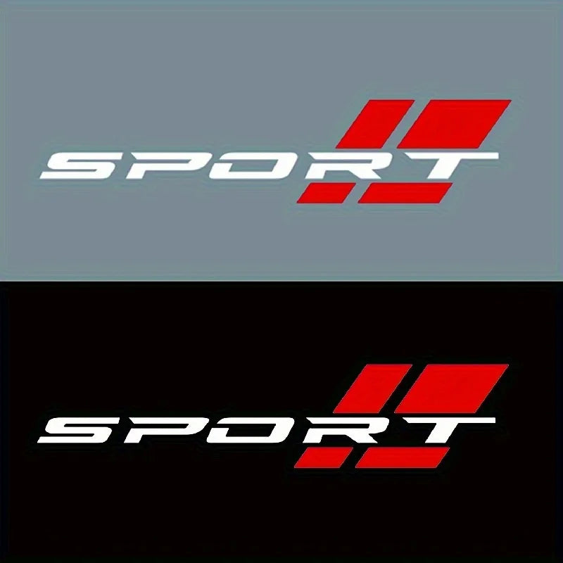 Sport Style Body & Fender Decal | 2-Piece Waterproof Vinyl Sticker for Cars, Motorcycles & Helmets