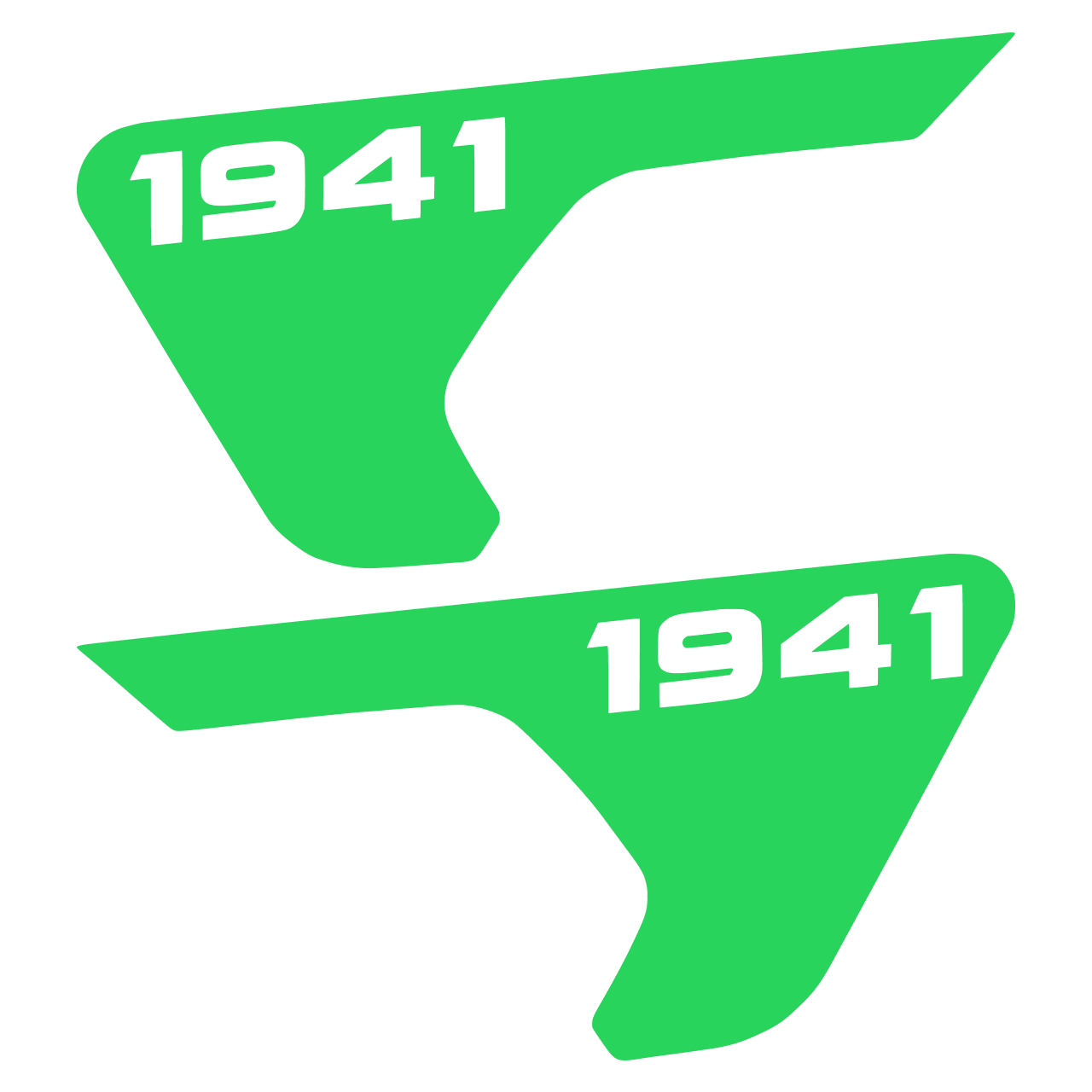 1941 Fender Vent Vinyl Sticker Fits 2018+ Jeep Wrangler JL & Jeep Gladiator JT