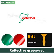 Cargar imagen en el visor de la galería, Edition 1 AMG A45 S Nürburgring Reflective Sticker | Wayraceter Window / Trunk Decal